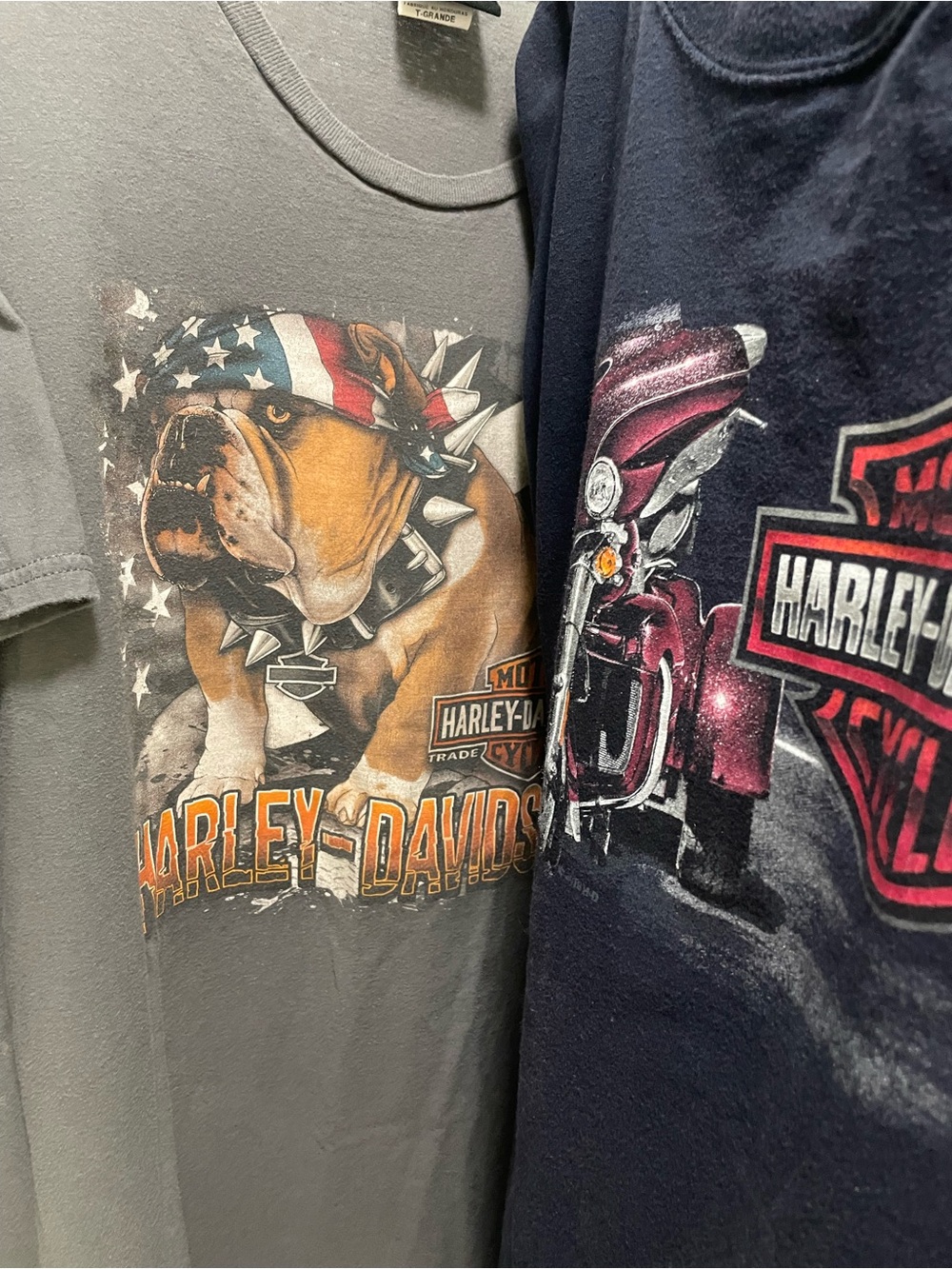 2 Harley-Davidson T-Shirts  Men’s Size XL